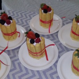 Raspberry Charlottes